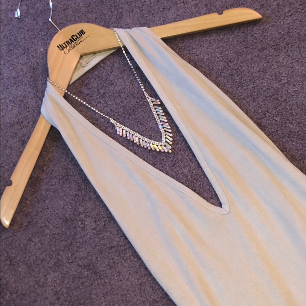 Plunge Top BodySuit, open back